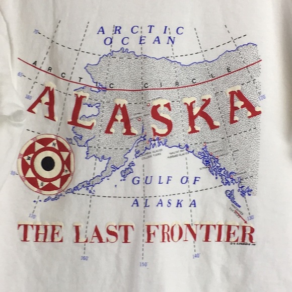 ➡️Alaska Single Stitch Tee Size Large - Picture 2 of 10